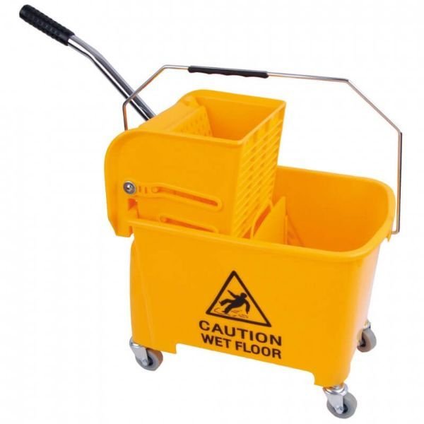Bucket Trolley & Caution Wet Floor Sign Boards | CognitionUAE.com