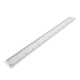 Deli Plastic Ruler 30cm Transparent | CognitionUAE.com
