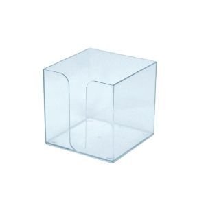 FIS Memo Cube Holder Clear Plastic | CognitionUAE.com