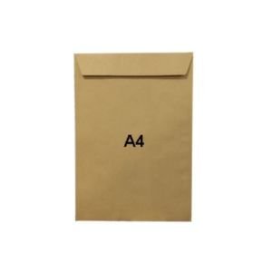 Brown Manila Peel & Seal Envelope A4 120gsm (50pcs/pack) | CognitionUAE.com