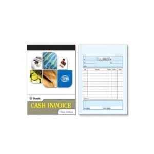 FIS Cash Invoice Book English 170mmx245mm NCR Carbonless Paper | CognitionUAE.com