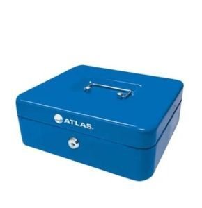 Atlas Cash Box Blue 200mm X 250mm X 90mm | CognitionUAE.com