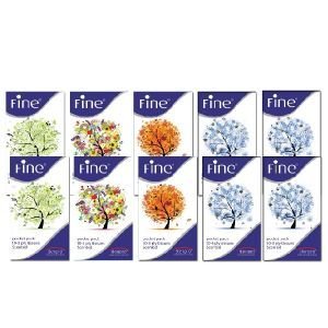 Fine Pack Of 10 3-Ply Pocket Facial Tissue White | CognitionUAE.com