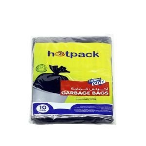 Hotpack Heavy Duty Garbage Bag 65*95cm 10 pcs pack | CognitionUAE.com