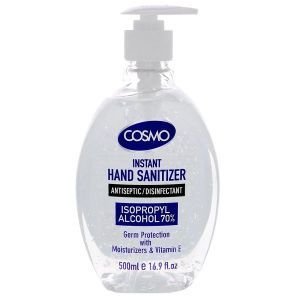 Cosmo Hand Sanitizer Gel 500ml  | CognitionUAE.com