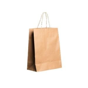 PAPER BAG BROWN TWISTED HANDLE 38*14*40 CM | CognitionUAE.com