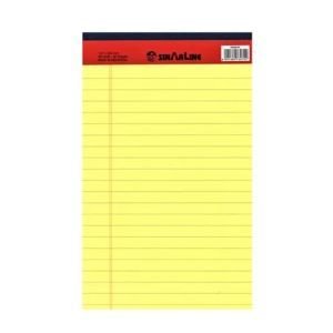 Sinarline Legal Pad 56gsm, A5, 40 sheets-Yellow | CognitionUAE.com