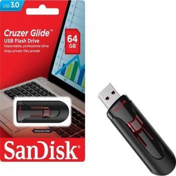 Sandisk Cruzer Glide 3.0 USB Flash Drive 64GB | CognitionUAE.com