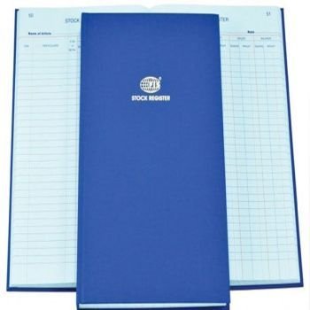 FIS Stock Register 2Quire (192 pages) F/S with Blue Cover | CognitionUAE.com