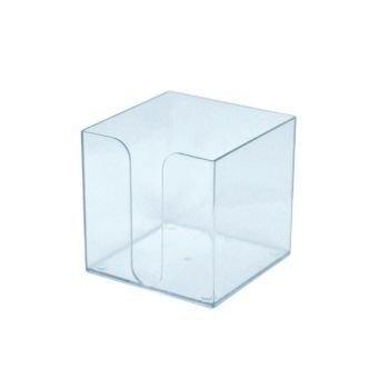 FIS FSMM185CL Memo Cube Holder - Clear | CognitionUAE.com