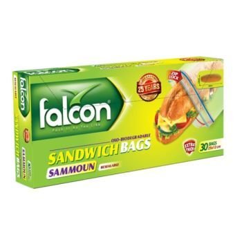 Falcon Sammoun Sandwich Bag 25 X 12cm (30 pcs) | CognitionUAE.com