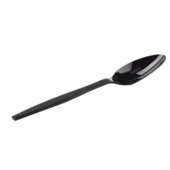 Hotpack Heavy Duty Plastic Spoon (Black Colour) 50 pcs | CognitionUAE.com