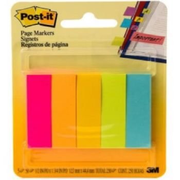 3M Post - it Page Marker 5 in 1 Fluo Colors | CognitionUAE.com