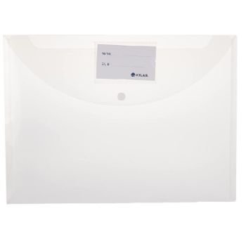 Atlas Document Bag With Card and Button, F10038, FS, Clear - Pack of 12 | CognitionUAE.com