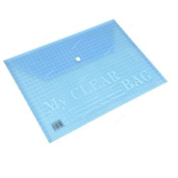 FIS Document Bag "My Clear Bag" A4, 12/pack, Blue | CognitionUAE.com