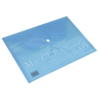 FIS My Clear Bag A4-Blue (Pack of 12) | CognitionUAE.com