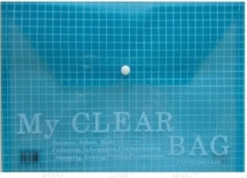 My Clear Bag A4-Blue | CognitionUAE.com