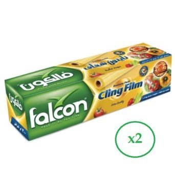 Falcon Cling Film 1.3 KG x 30 cm x 2 packs | CognitionUAE.com