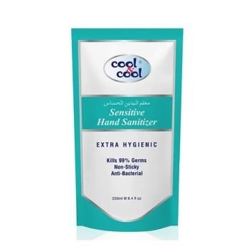 Cool and Cool Hand Sanitizer Gel 250ml Refill Pack | CognitionUAE.com