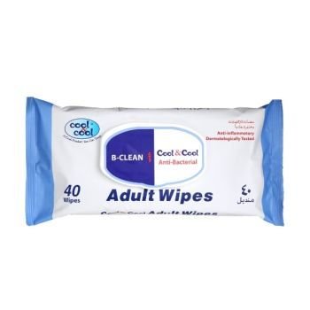 Cool and Cool Adult Wipes with Lid 40's | CognitionUAE.com