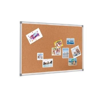 Deluxe Cork Board with Aluminium Frame 120cm x 240cm | CognitionUAE.com