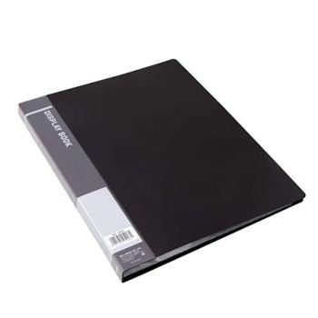 Deli Display Book A4  - 10 Pockets- Black | CognitionUAE.com