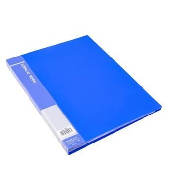 Deli Display Book A4 - 20 Pockets-Blue | CognitionUAE.com