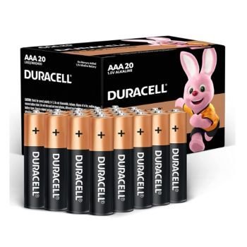 Duracell - AAA 1.5V Alkaline Batteries Long Lasting Power - Pack of 20  | CognitionUAE.com