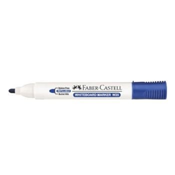 Faber Castell WhiteBoard Marker W20, Bullet Tip, Blue | CognitionUAE.com