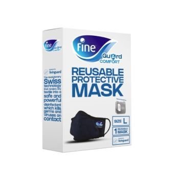 Fine Guard Comfort Adult Face Mask with virus-killing Livinguard Technology Large Size | CognitionUAE.com