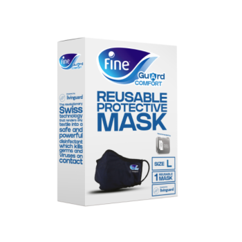 Fine Guard N95 Adult Face Mask with Livinguard Technology-Large | CognitionUAE.com