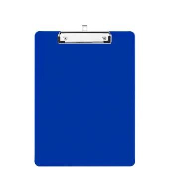 FIS PVC Single Clipboard FS Size with Wire Clip 12cm Blue | CognitionUAE.com
