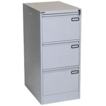 Rexel 3 Drawer Vertical Filing Cabinet Grey - 1025 mm x 465 mm x 645 mm | CognitionUAE.com