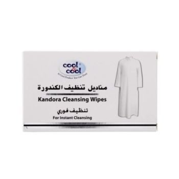 Cool & Cool Kandora Cleansing Wipes 15cm x 20cm 12 pcs Pack | CognitionUAE.com