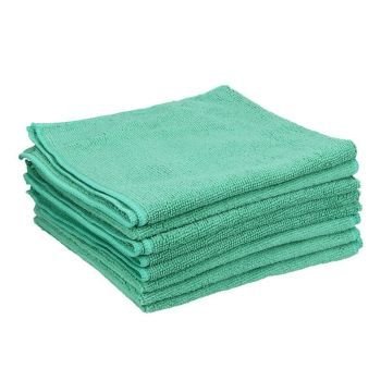 Micro Fiber Cleaning Towel 40*40cm Assorted Colours-Green | CognitionUAE.com