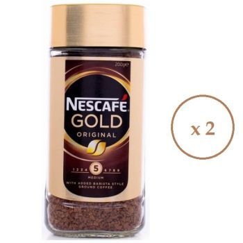 Nescafe Gold Instant Coffee, 200G (Pack of 2) | CognitionUAE.com