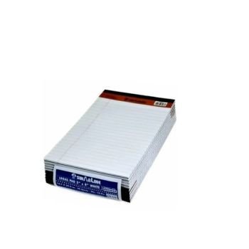 Sinarline Legal Pad 56gsm, A5, 40 sheets-White (Pack of 10) | CognitionUAE.com