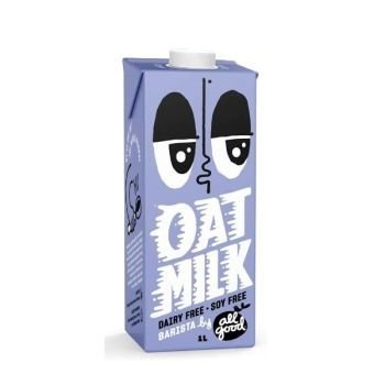 All Good Barista Vegan, GMO-Free, Sugar-Free Oat Milk (1L) | CognitionUAE.com