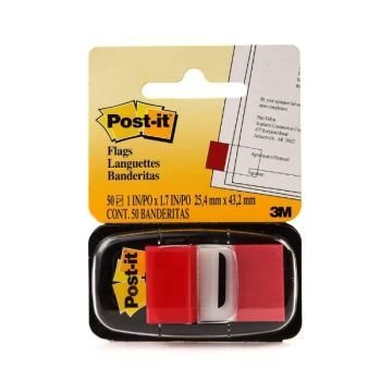 3M Post-it Flags- RED- 1" X 1.7" - 50 flags | CognitionUAE.com