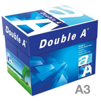 Double A Photocopy Paper A3(Size: 29.7 x 42.0 cm) 80 gsm 500 sheets (Carton)  | CognitionUAE.com