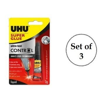 UHU Super Glue 3 grams (Pack of 3) | CognitionUAE.com